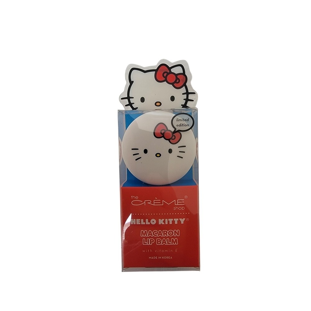 The Creme Shop Hello Kitty Macaron Lip Balm‎ Mixed Berry Limited Edition NEW